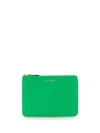 Comme Des Garçons Embossed Purse In Green