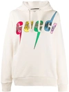 Gucci ' Blade' Oversized-kapuzenpullover - Nude In Neutrals