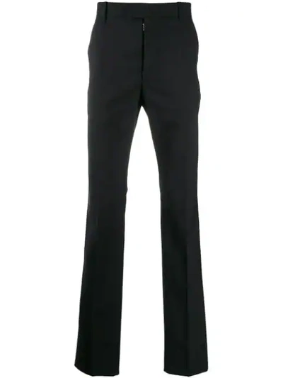 Maison Margiela Tailored Slim Fit Trousers In Black