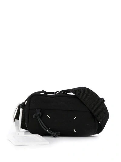 Maison Margiela Logo Belt Bag In Black