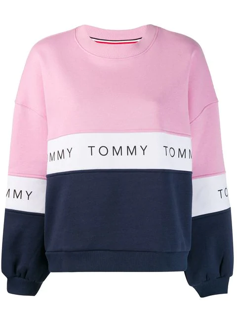 pink tommy sweatshirt