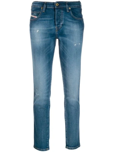 Diesel Slim Fit Jeans In Blue