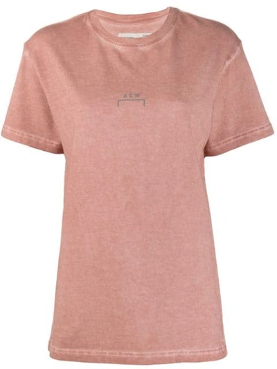 A-cold-wall* * Logo T-shirt In Pink