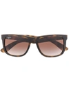 Ray Ban Tortoiseshell Frame Sunglasses In Brown