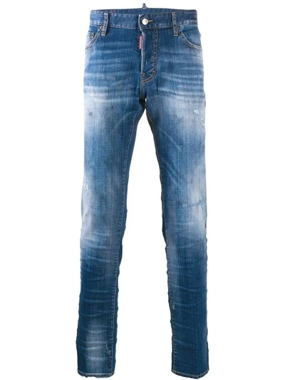 Dsquared2 Slim-fit Jeans In Blue