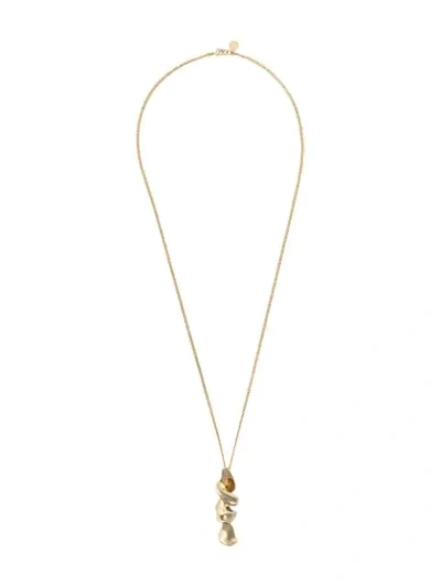 Annelise Michelson Twist Pendant Necklace - 金色 In Gold