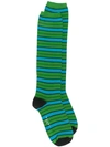 Marni Striped Socks - Green