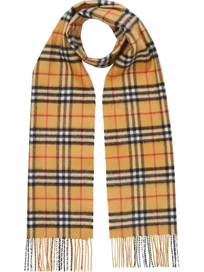 Burberry Classic Checked Scarf In Neutrals