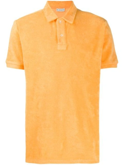 Bluemint Towel Polo Shirt In Orange