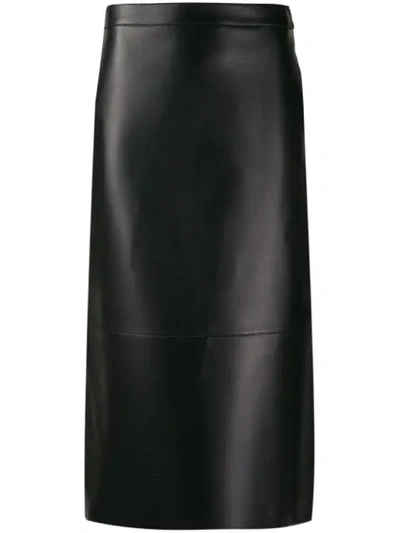 Dsquared2 Fitted Midi Skirt In Black