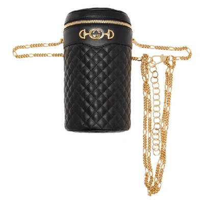 Gucci Black Quilted Pouch