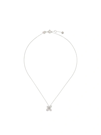 Pasquale Bruni 18kt White Gold Petit Garden Diamond Necklace In Silver