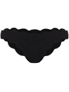 Marysia Antibes Scalloped Bikini Briefs In Black