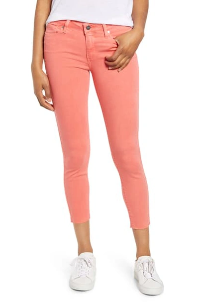 Paige Transcend - Verdugo Ankle Ultra Skinny Jeans In Vintage Bright Tulip