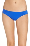 Tommy Bahama Side Shirred Hipster Bikini Bottoms In Beach Glass