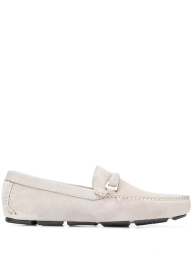 Baldinini Almond Toe Loafers In Neutrals