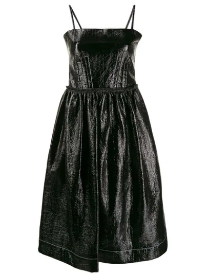 Marni Sleeveless Midi Dress In Black