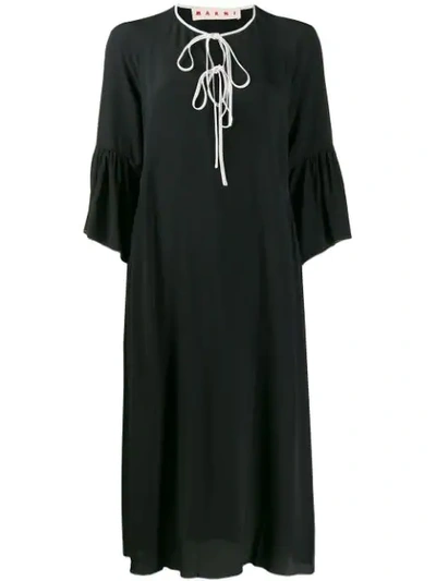 Marni Abma Midi Dress In Black