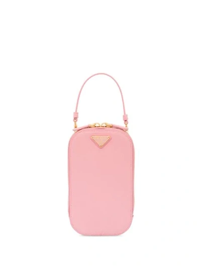Prada Saffiano Mini-bag In Pink