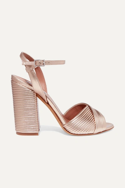 Tabitha Simmons Kali Metallic Leather Sandals