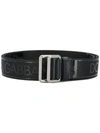 Dolce & Gabbana Logo Belt In Nero/nero