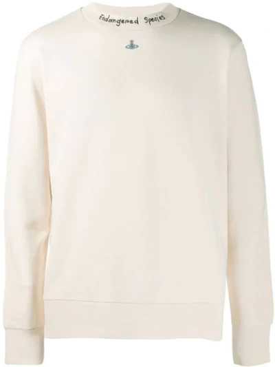 Vivienne Westwood Sweatshirt Mit Rundem Ausschnitt In Neutrals