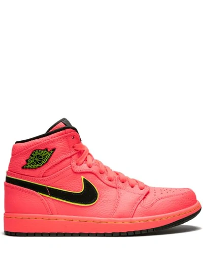 Jordan Air  1 Retro Prem Trainers In Pink