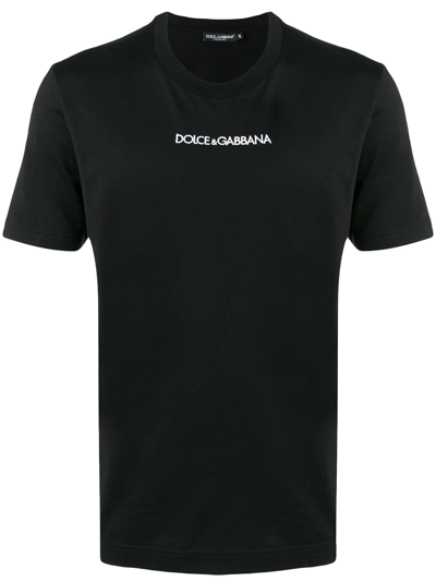 Dolce & Gabbana Dolce And Gabbana Black Logo T-shirt