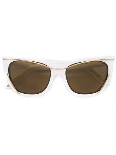 Givenchy Wire Square Sunglasses, 55mm In White