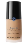 Giorgio Armani Designer Lift Smoothing Firming Full Coverage Foundation With Spf 20 5 1 oz/ 30 ml In 5.0