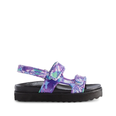 Schutz Dariana Flat Sandal In Purple Multi