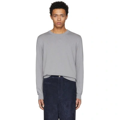 Maison Margiela Classic Fitted Sweater In 858 Grey