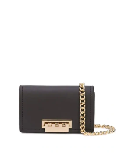 Zac Zac Posen Small Earthette Crossbody Bag In Black