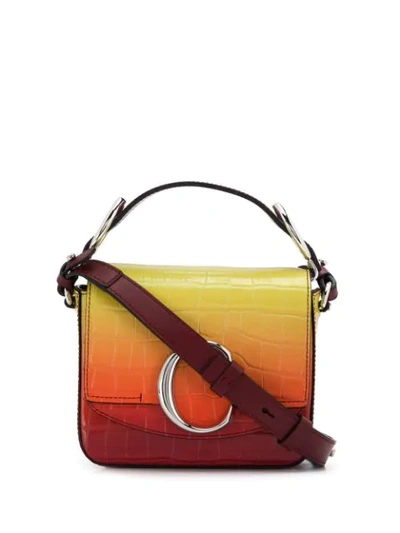 Chloé Sunset Crossbody Bag In Orange