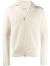 Maison Margiela Zip Up Cardigan - Neutrals