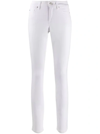 Cambio Skinny-fit Jeans In White