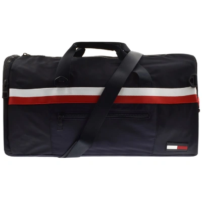 Tommy Hilfiger Sports Tape Duffle Bag Navy