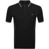 Fred Perry Twin Tipped Polo T Shirt Black