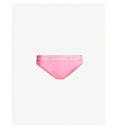 Calvin Klein Modern Flex Cotton-blend Jersey Bikini Briefs In Yuz Euphoric