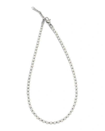 Lagos Kinder Sterling Silver & Pearl Necklace