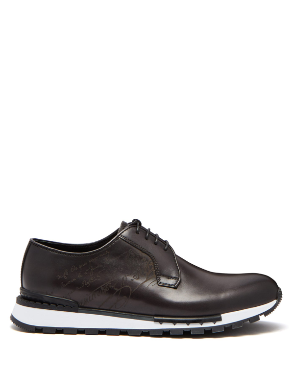 fast track torino glazed calf leather sneaker