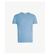 Sunspel Classic Cotton-jersey T-shirt In Cerulean Blue