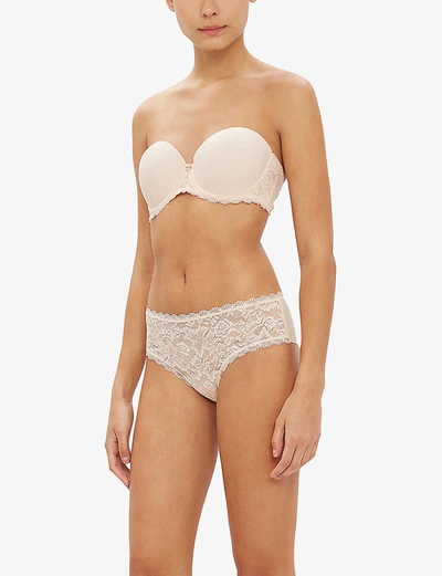 Aubade Lysessence Strapless Bra In Nude Dete