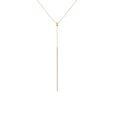 Aurate Lariat Necklace In Gold