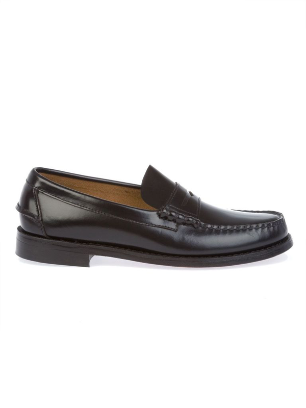 sebago black loafers