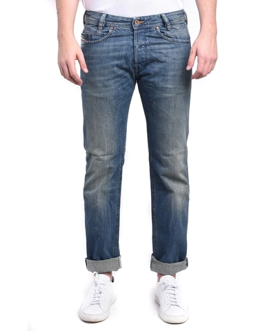 Diesel Iakop Men&#39;s Regular Slim-tapered Denim Jeans 0r4s4' In Blue |  ModeSens