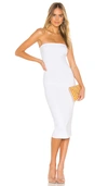 Superdown Lilian Strapless Dress In White