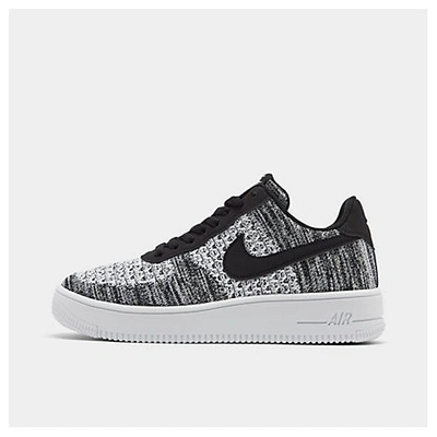 Nike Air Force 1 Flyknit 2.0 Trainers Black In Grey / Black
