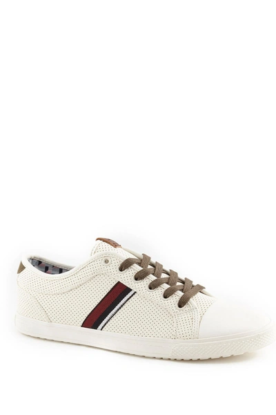 Ben Sherman Men's Madison Lace-up Sneakers In White Olive | ModeSens