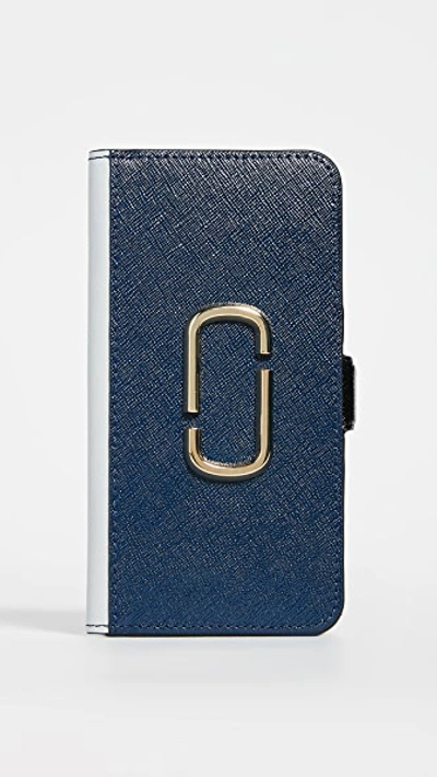 Marc Jacobs Snapshot Iphone Xr Case In Blue Sea Multi